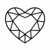 Online Healing Crystal Hearts in India